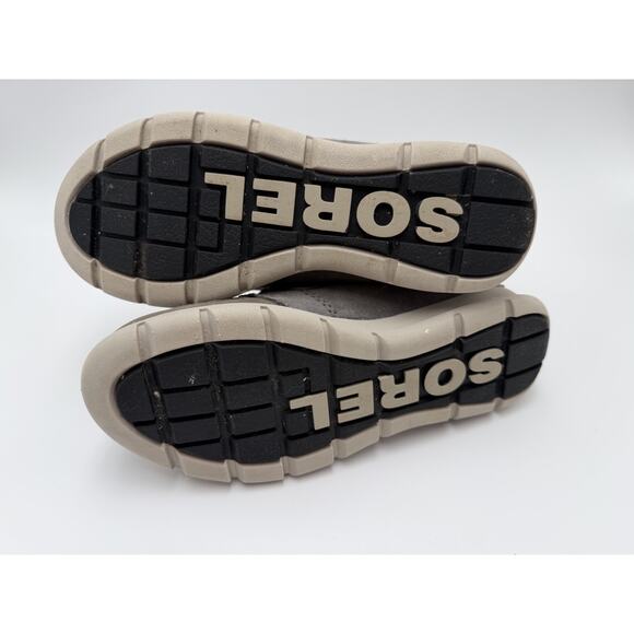 Sorel Winter Boots Womens 7.5 Explorer Joan Gray Suede Faux Fur NL3039-052 - Picture 8 of 8